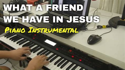 What A Friend We Have In Jesus With Lyrics Piano Instrumental Xln