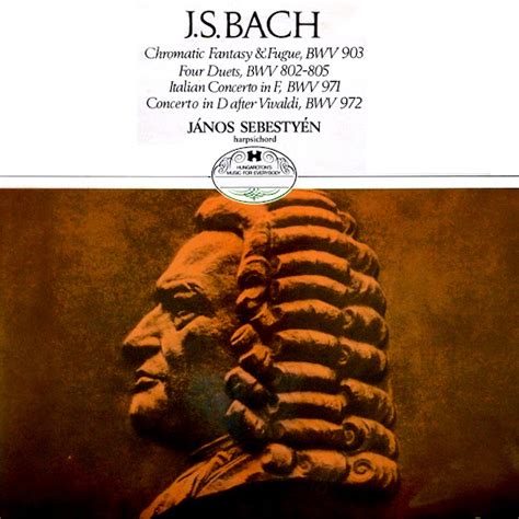 J S Bach Chromatic Fantasy Fugue Bwv Four Duets Bwv