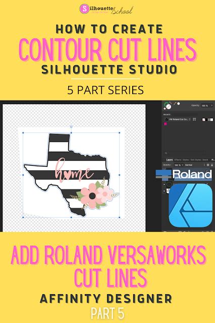 How to create a contour cut line in silhouette studio by tracing and ...