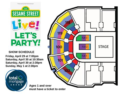 Sesame Street Live Let S Party Total Mortgage Arena