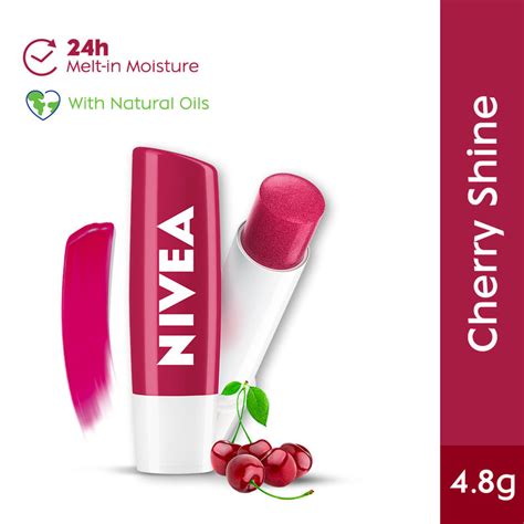 NIVEA Lip Balm Fruity Cherry Shine Buy NIVEA Lip Balm Fruity