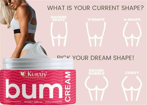 Kuraiy Natural Buttock Enlargement Cream Sexy Hip Butt Enlarger Enhancement Lift Up Enlarge Butt