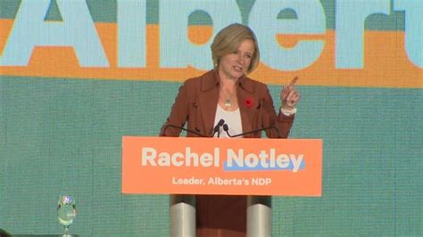 Rachel Notley Focus Of Ndp Re Election Campaign Cbc News