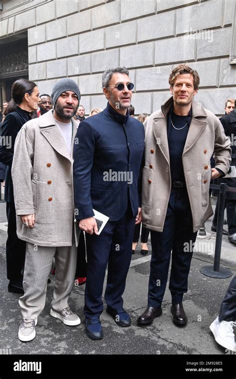 Milan Italy 16th Jan 2023 Milan Men Fashion Week Fall Winter 2023