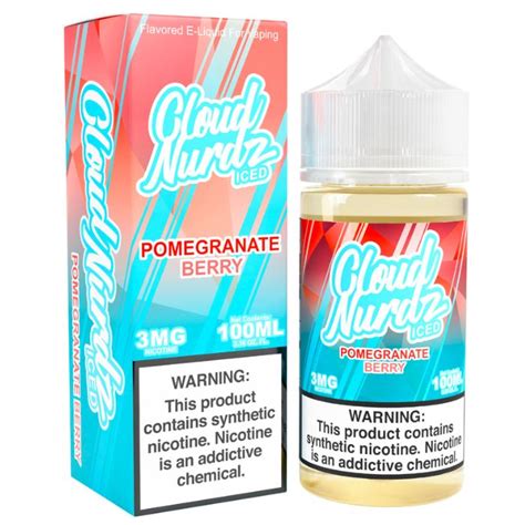 Pomegranate Berry Iced E Liquid By Cloud Nurdz