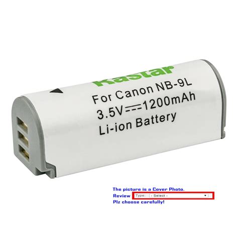 Kastar Replacement Battery For Canon Nb L Nb L Canon Cb Lb Cb Lb Cb