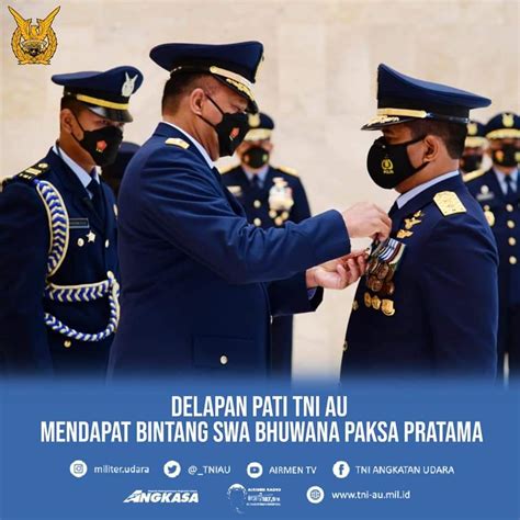 Pati Terima Bintang Swa Bhuwana Paksa Pratama Dari Kasau Tni