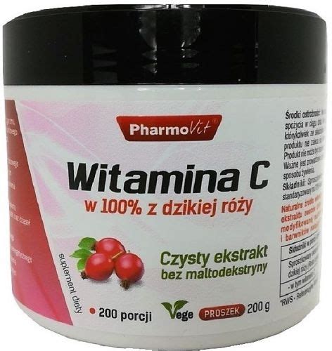 Pharmovit Witamina C 100 z dzikiej róży 200 g