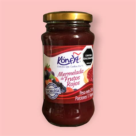 Konfyt Mermelada de Frutos Rojos Sin Azúcar x250gr Persano co