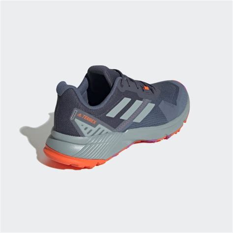 Adidas Terrex Soulstride Trail Running Shoes Blue Mens Trail