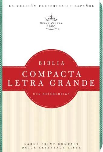 Santa Biblia Compacta Con Referencias Letra Grande Rvr Eur