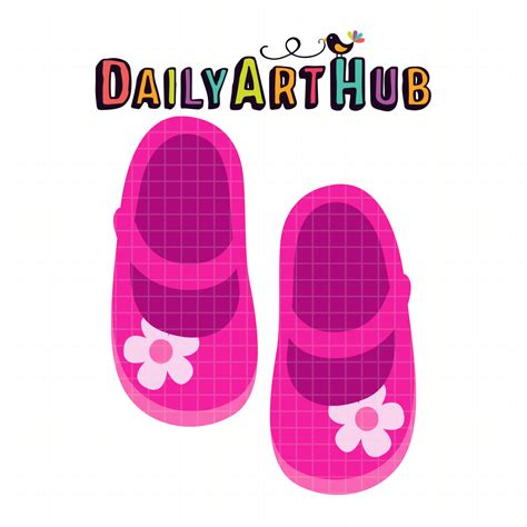 Pink Baby Shoes Clip Art – Daily Art Hub // Graphics, Alphabets & SVG