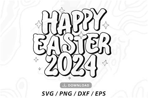 Happy Easter 2024 Svg Easter Bunny Svg Graphic By Ya Design Store · Creative Fabrica