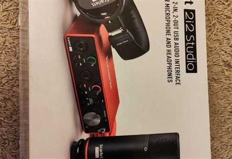 Focusrite Scarlett Solo Studio Rd Gen Festima Ru