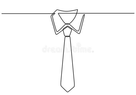 collar  necktie continuous  drawing business  fashion style