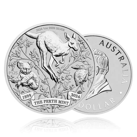 Oz Silver Coin Th Anniversary Perth Mint Ainslie Bullion