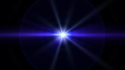 Blue Lens Flare Light Download Stock Footage Youtube