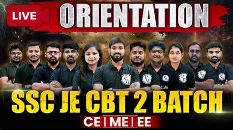 Orientation Session Ssc Je Cbt Batch For Civil Mechanical