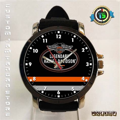 Jual Jam Tangan Harley Davidson Rubber Big Custom Di Lapak Custom