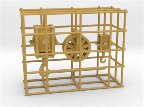 148 Uss Juneau Crane Boom Blocks Distefan 3d Print