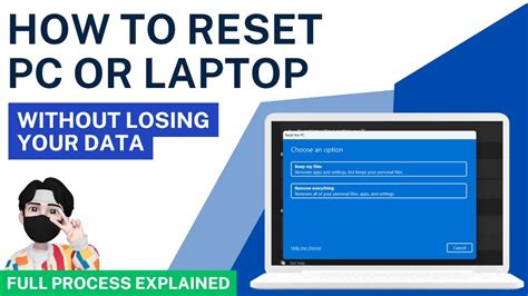 How To Reset Laptop Without Losing Data Windows How To Reset Pc