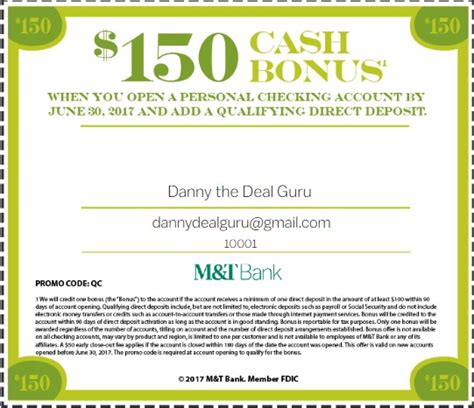 Mandt Bank New 150 Checking Account Bonus Qc Select States Danny
