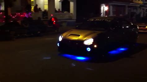 Riced Out Dodge Neon Sxts With Neons At Meet Youtube