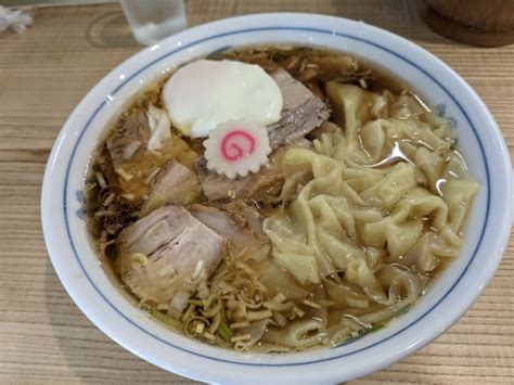 『ワンタンチャーシューメン 半熟玉子』らーめん 高尾のレビュー ラーメンデータベース