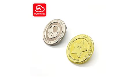 My Nintendo Now Offering Platinum Point And Gold Point Coins Pin Set