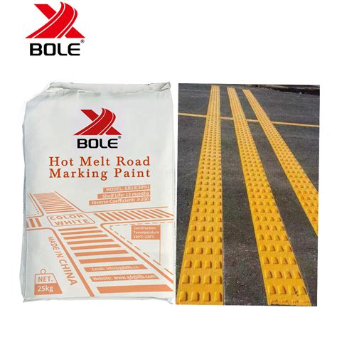 C Petroleum Resin Reflective Thermoplastic Convex Road Marking Paint