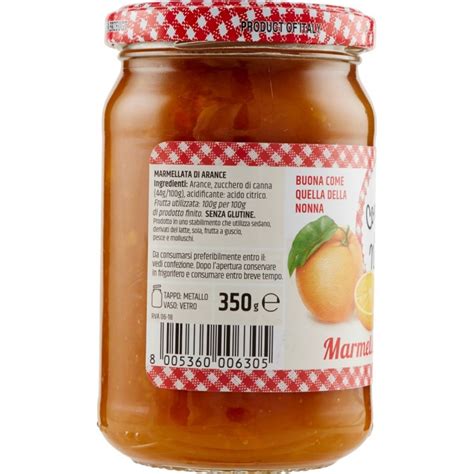 Le Conserve Della Nonna Marmellata Di Arance Barattolo Da 350gr