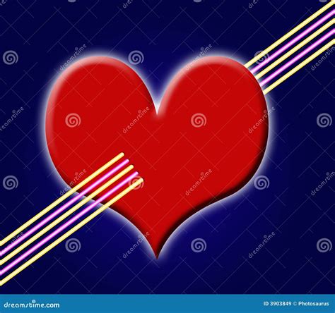 Heart With Colored Lines Royalty Free Stock Images Image 3903849