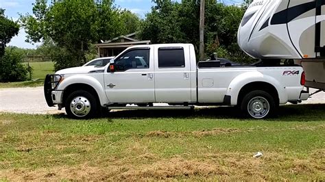 2016 F450 Super Duty Towing Our Fifth Wheel Youtube