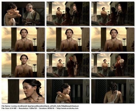 Free Preview Of Lesley Ann Brandt Naked In Spartacus Blood And Sand