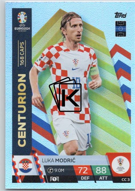 Fotbalov Karta Topps Match Attax Euro Centurion Cc Luka Modri