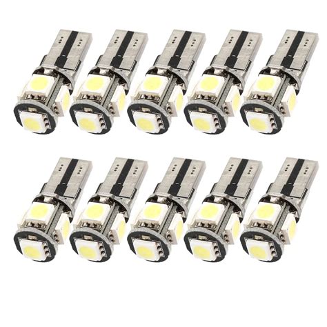 Uxcell Pcs Error Free Canbus W W T Smd Led White Car Light