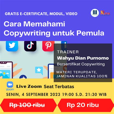 Jual Cara Memahami Copywriting Untuk Pemula Shopee Indonesia