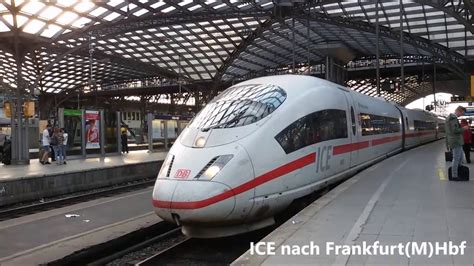 Züge in Köln Hbf Teil 2 mit Velaro D ET420 BR120 Talent 2 und