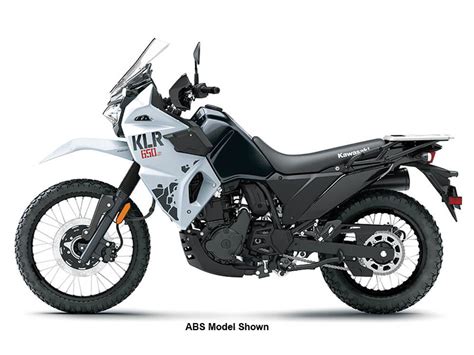 2024 Kawasaki KLR 650 S Pearl Crystal White Metallic Carbon Gray