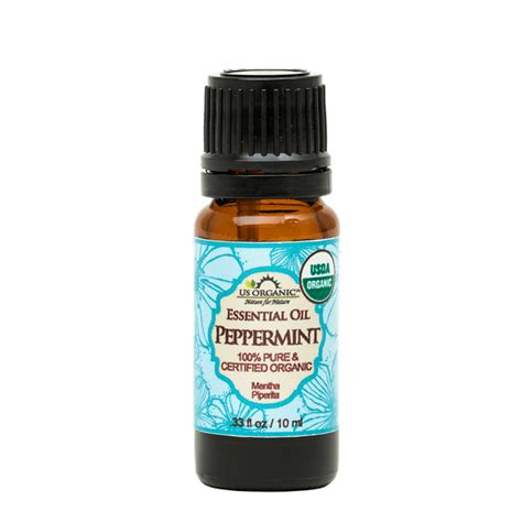 100 Pure Certified Usda Organic Peppermint Essential Oil