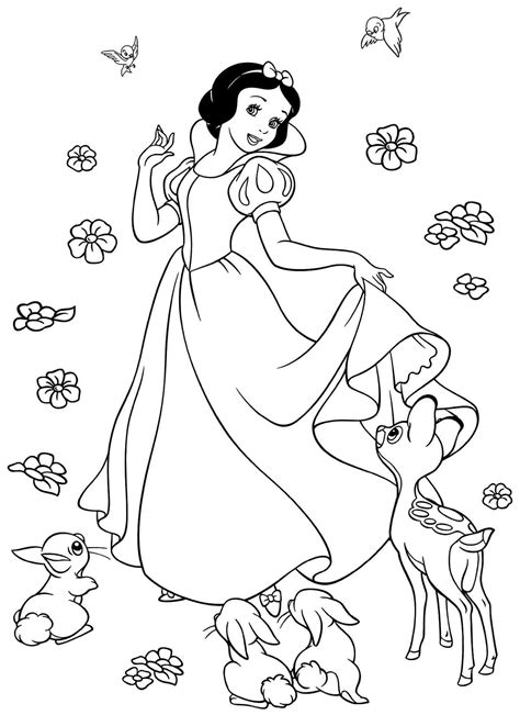 Snow White Coloring Pages Best Coloring Pages For Kids