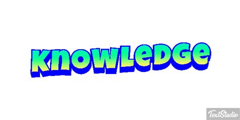 Knowledge Word Animated GIF Logo Designs