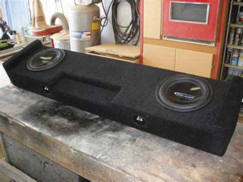 Chevy Silverado Extended Cab Subwoofer Box