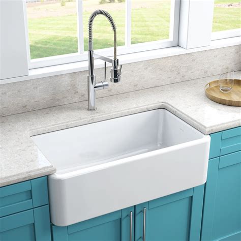 Latoscana 33 Fireclay Single Bowl White Farmhouse Apron Sink Reversible Lfs3318wthis White