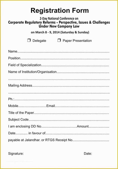 5k Registration form Template Free Of Gibson area Hospital ...