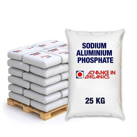 Fine White Powder Sodium Aluminium Phosphate Salp Food Grade Packaging