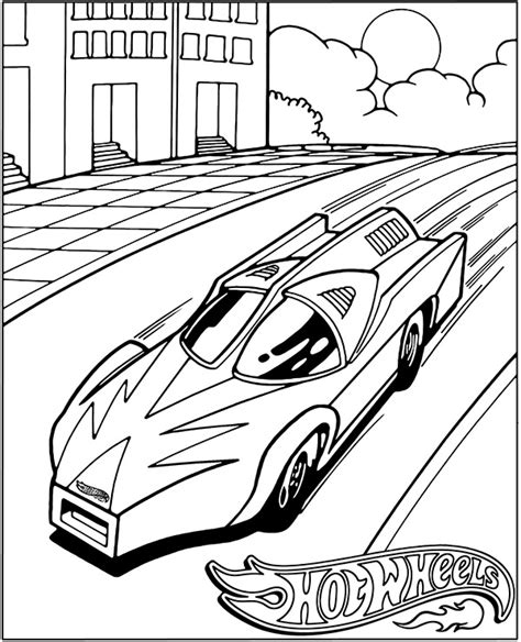 Coloring Pages Printable Race Cars