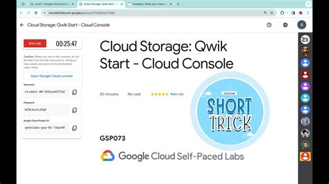 Cloud Storage Qwik Start Cloud Console Qwiklabs