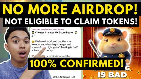 No More Airdrop For Cheaters In Hamster Kombat Eligibility For Airdrop