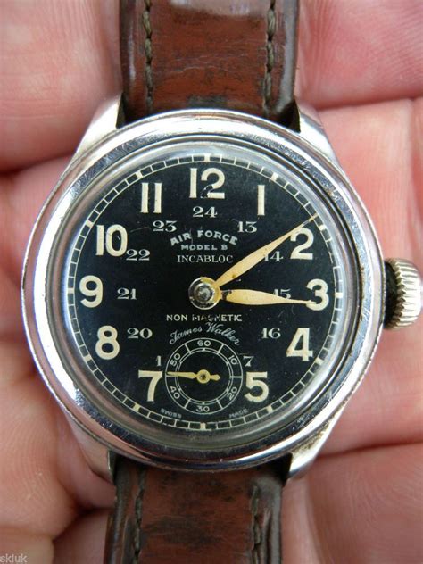 Vintage Air Force Pilots Watch By James Walker Of London